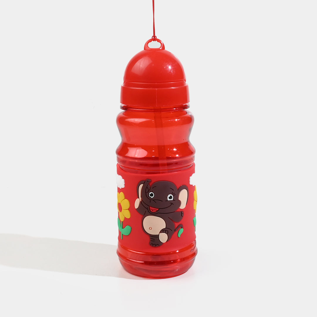 Kids Plastic Water Bottle with Carrying Strap