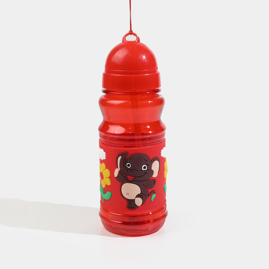 Kids Plastic Water Bottle with Carrying Strap