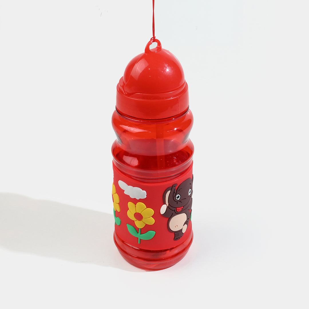 Kids Plastic Water Bottle with Carrying Strap
