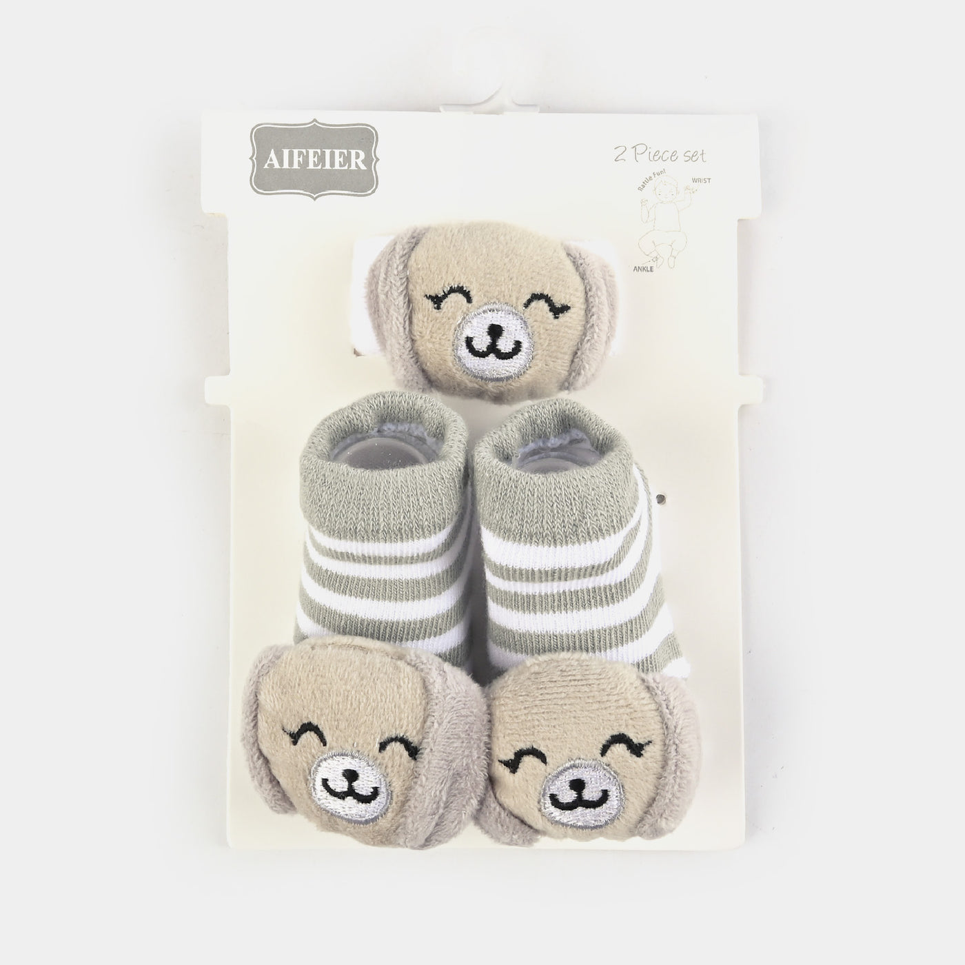 Baby Socks With Wrist Band | 0-9M