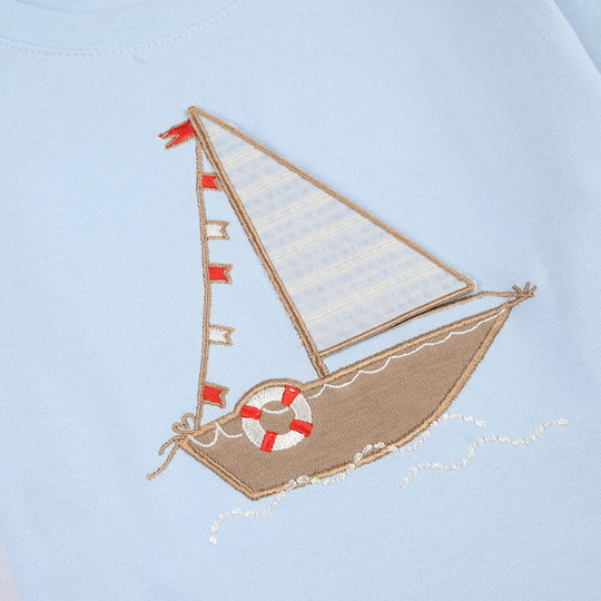 Infant Boys Jersey/Terry 2Pc Suit 287-048 E-C-BLUE