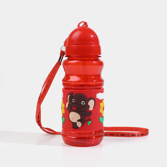 Kids Plastic Water Bottle with Carrying Strap