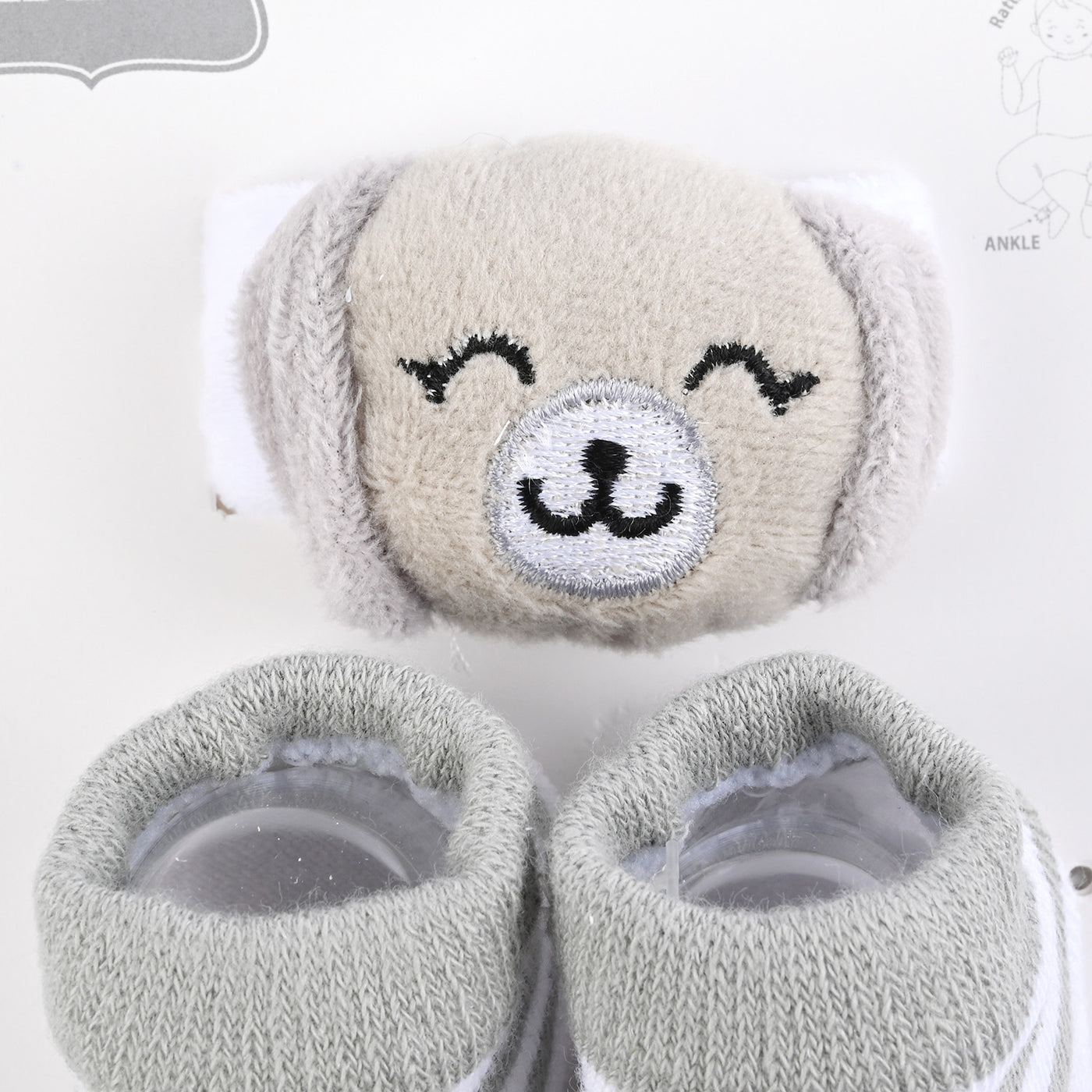 Baby Socks With Wrist Band | 0-9M