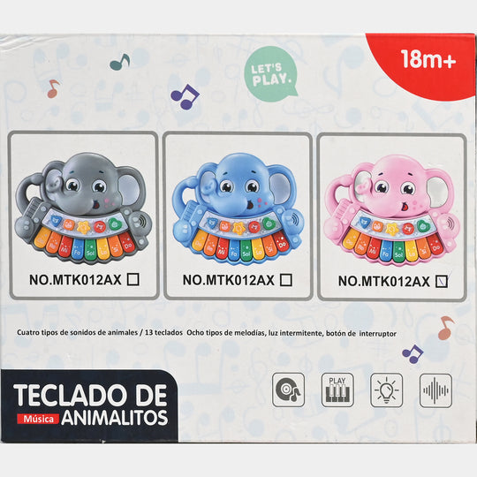 Musical Learning Little Piano For Kids - Elephant