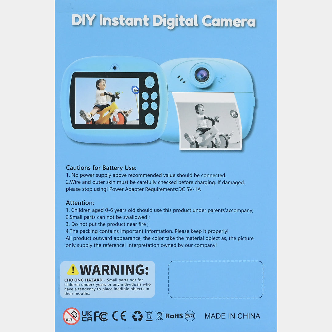 DIY Instant Digital Camera / Kids Thermal Printing Camera