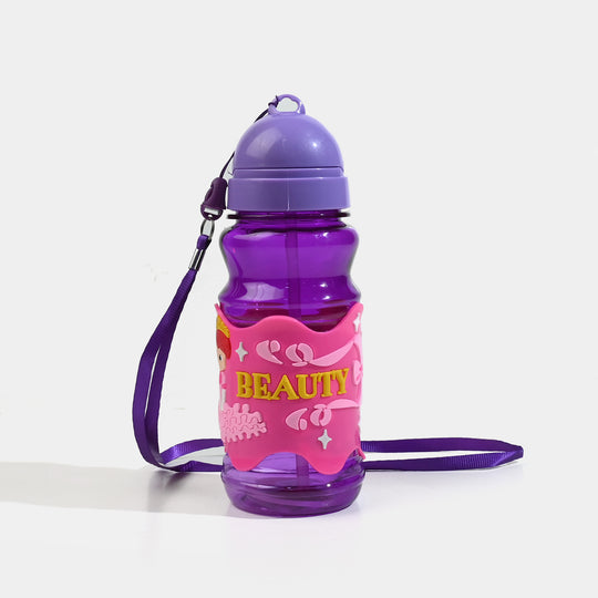 Kids Plastic Water Bottle with Carrying Strap