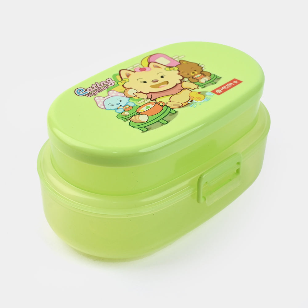 Lion Star Oval Pop Lunch Box Pack of 2-Green