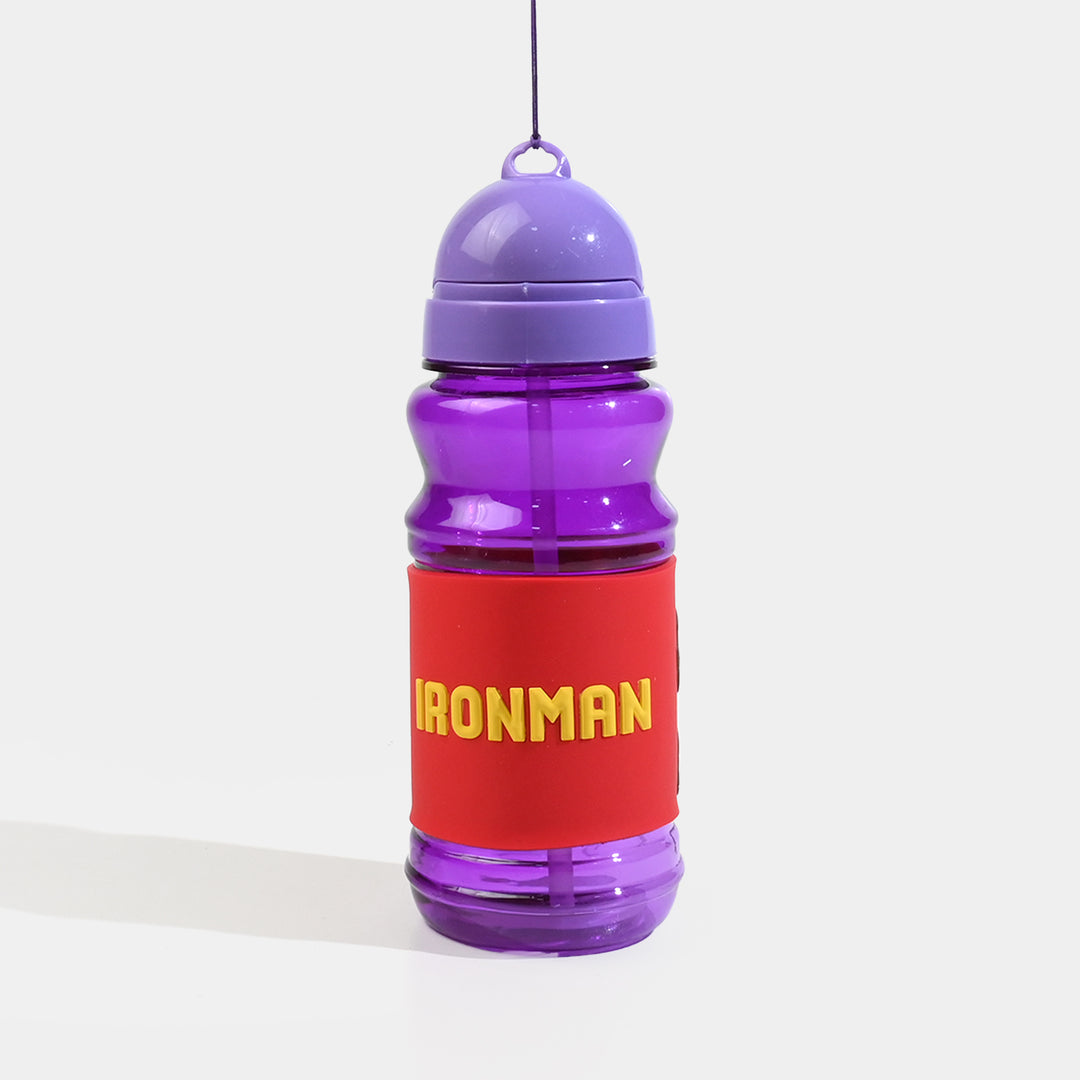 Kids Plastic Water Bottle with Carrying Strap