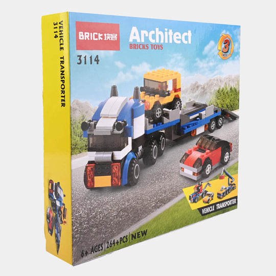 Vehicle Bricks Play Set | 264+PCS