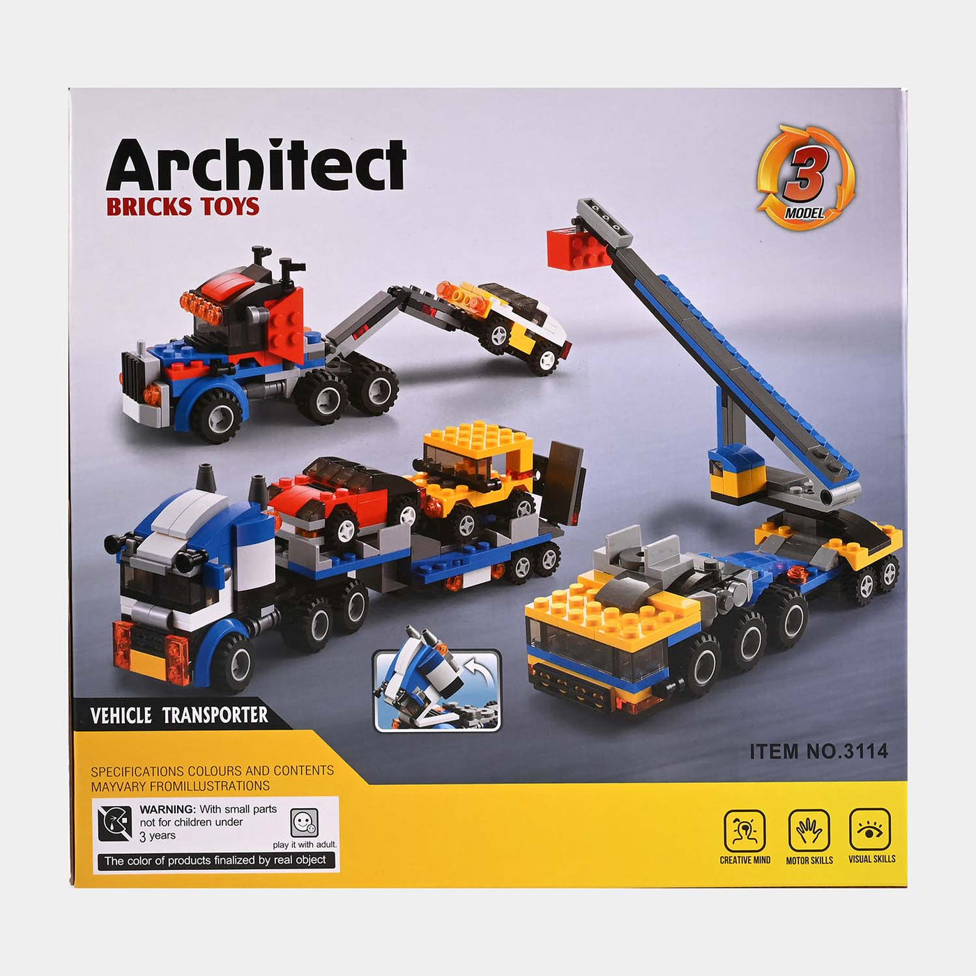 Vehicle Bricks Play Set | 264+PCS