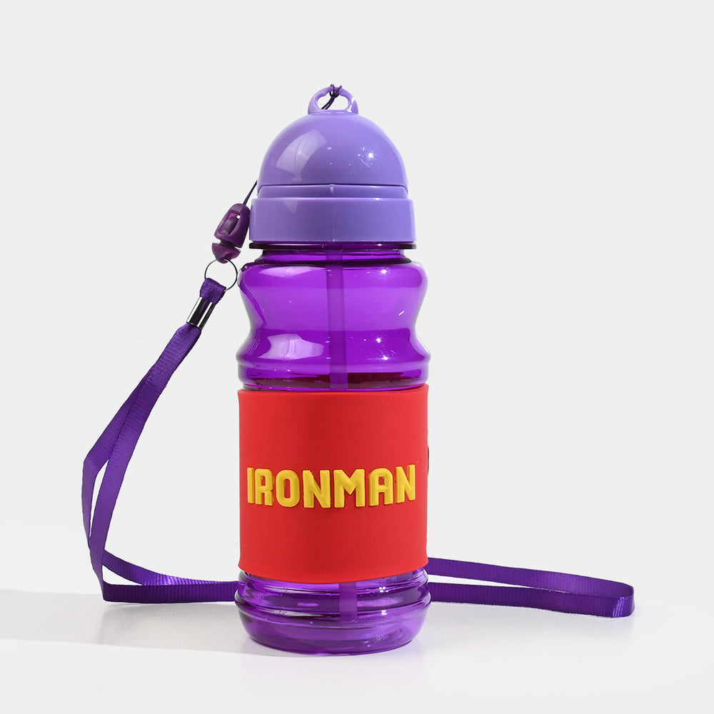 Kids Plastic Water Bottle with Carrying Strap