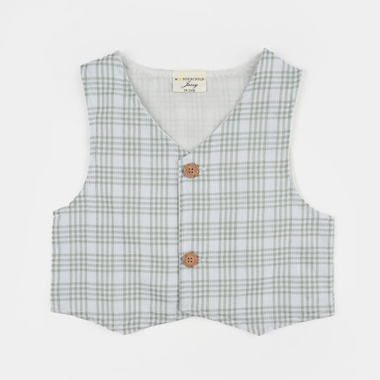 Infant Boys Jersey/Terry 2Pc Suit 294-006 E-C-GREEN