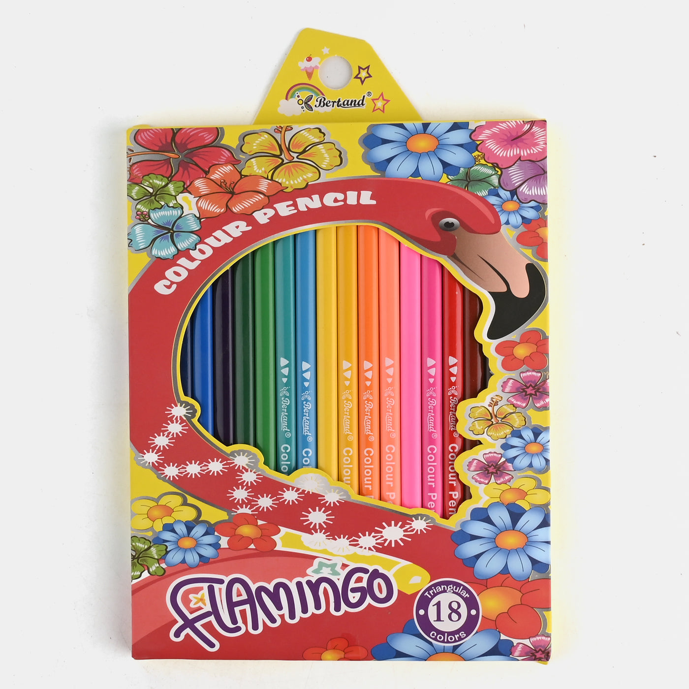 BERTAND COLORED PENCILS FOR KIDS |18 COLORS