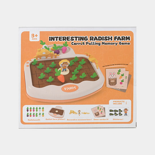 Radish Farm Memory Game – Carrot Pulling Fun