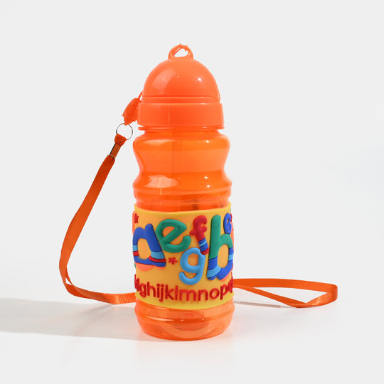 Kids Plastic Water Bottle with Carrying Strap