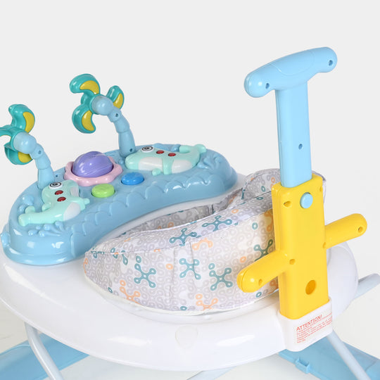 Baby Walker + Rocker 2in1 619 L-Blue