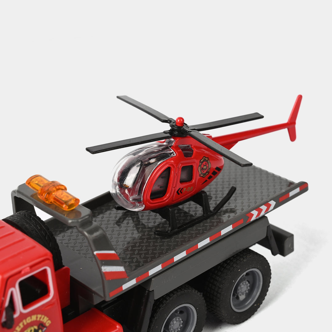 Fire Rescue Vehicle Play Set For Kids