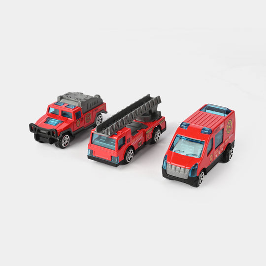 Fire Rescue Vehicle Play Set For Kids