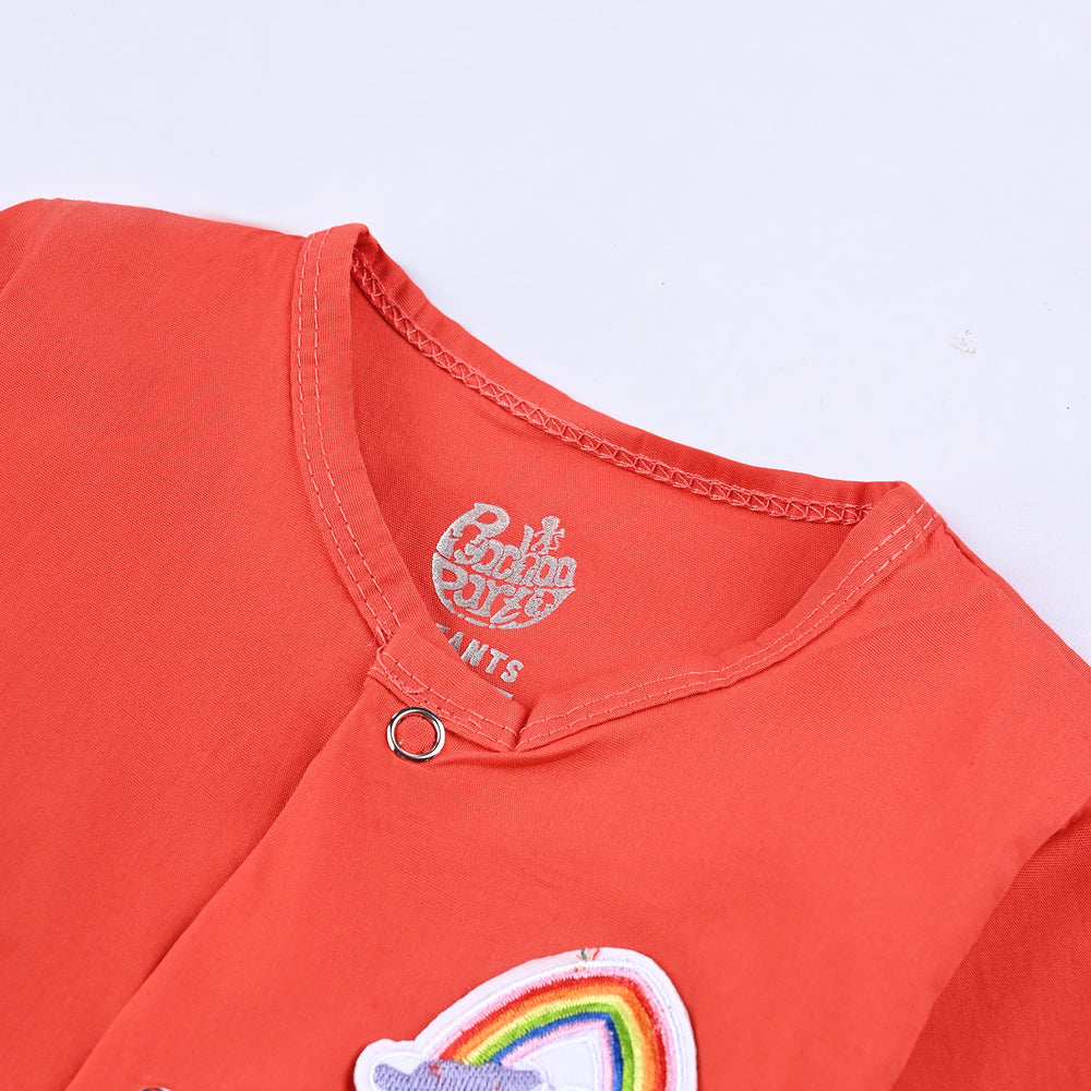 Infant Unisex Vest Tomato - Rainbow Cloud