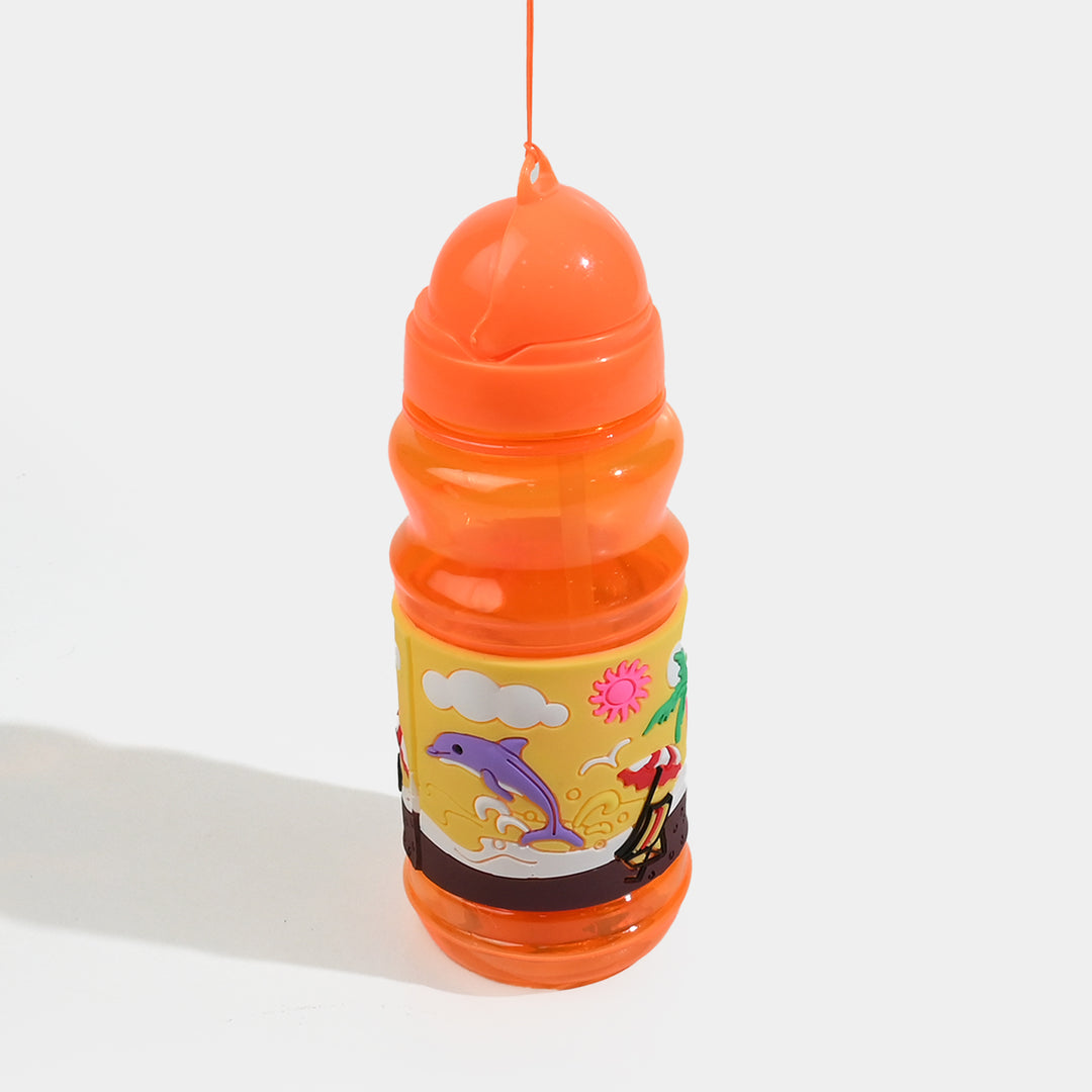 Kids Plastic Water Bottle with Carrying Strap