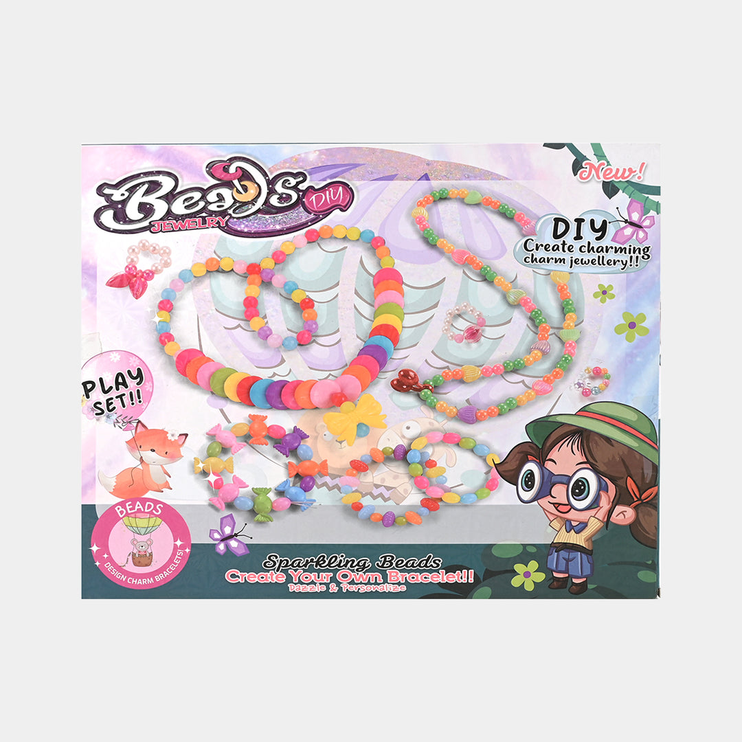 DIY Handmade Beaded Kids Toy Creative Jewelry Kit