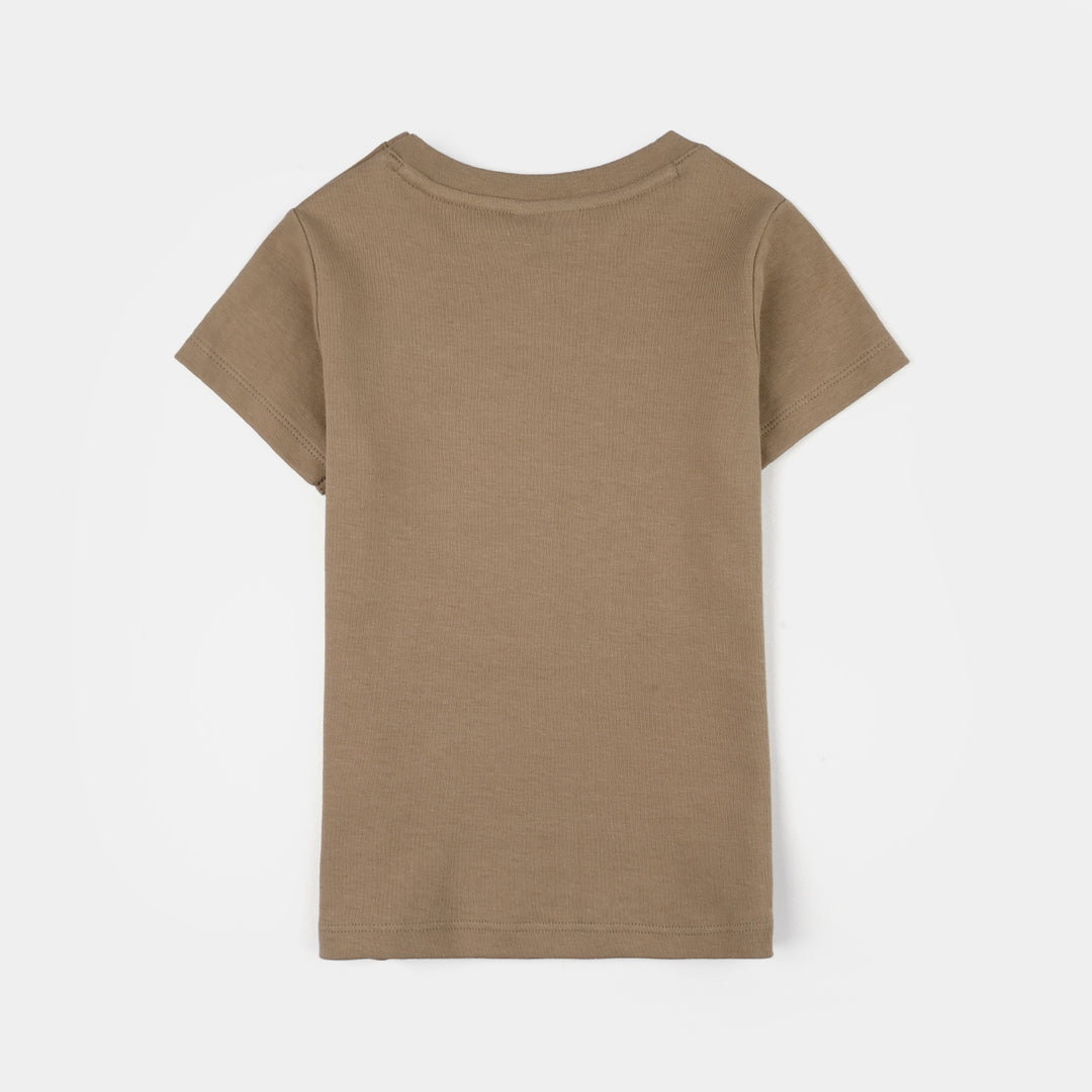 Infant Boys Jersey/Terry 2Pc Suit 287-006 E-C-BROWN