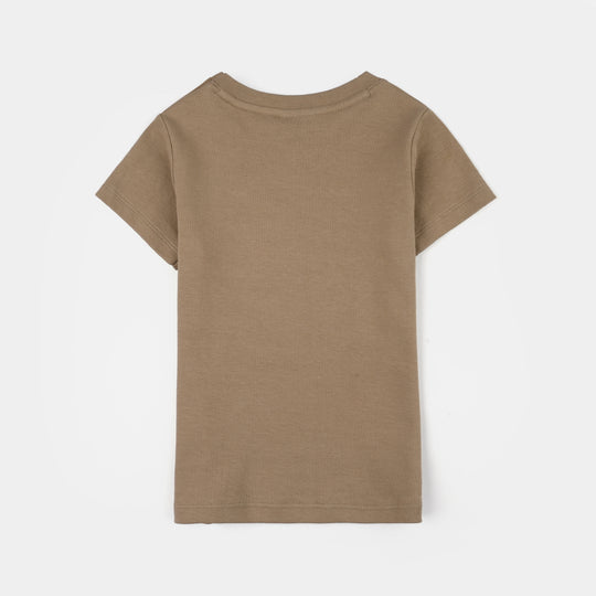 Infant Boys Jersey/Terry 2Pc Suit 287-006 E-C-BROWN