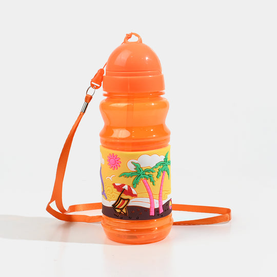 Kids Plastic Water Bottle with Carrying Strap