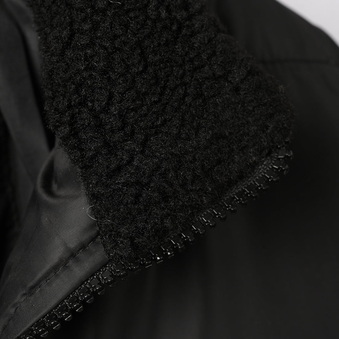 Teens Boys Puffer Jacket Adventure Awaits-BLACK