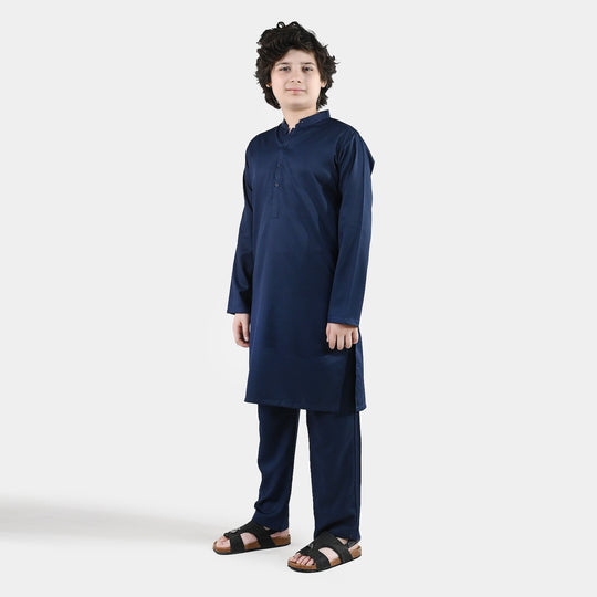 Boys Blended Suit 2 Piece (Blended) - Blue