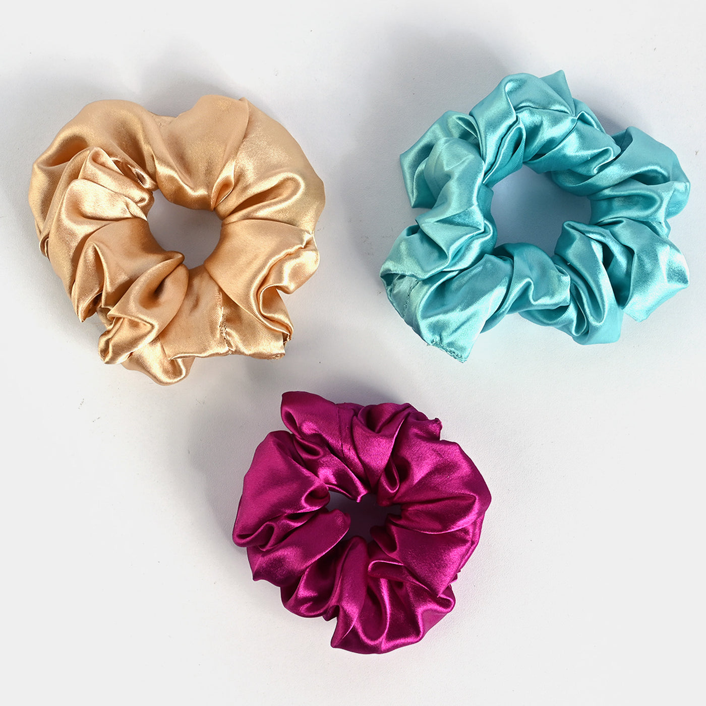 Silk Scrunchies 3PCs Pack