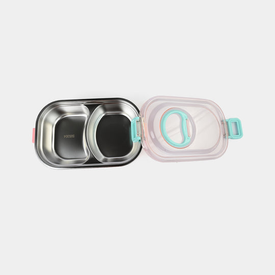 Stainless Steel Lunch Box 850+150ml Pink