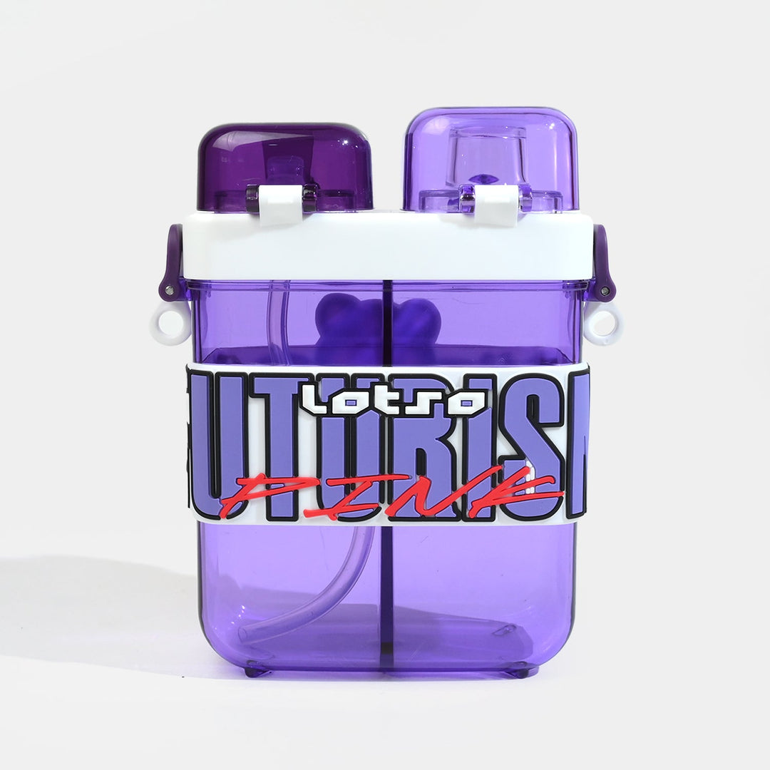 Double-Drinking Straw Cup/Water Bottle | 680ml