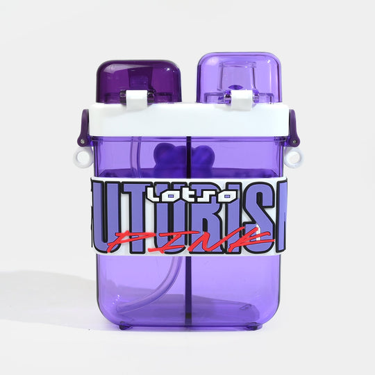 Double-Drinking Straw Cup/Water Bottle | 680ml