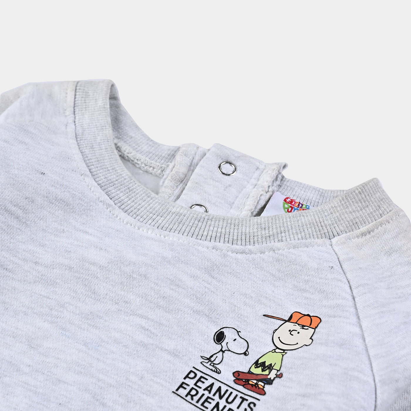 Infant Boys Sweat Shirt Happiness - Light Grey