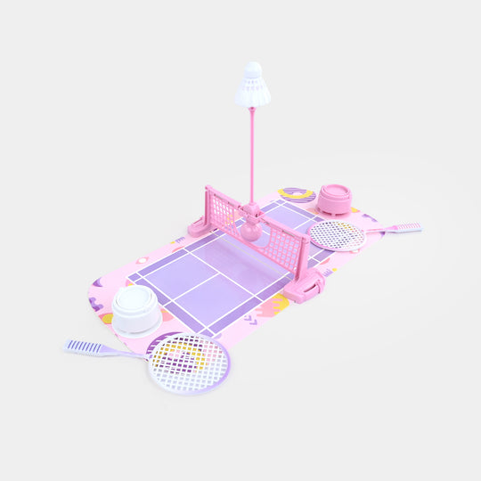 Mini Tabletop Badminton Battle Game Set for Kids