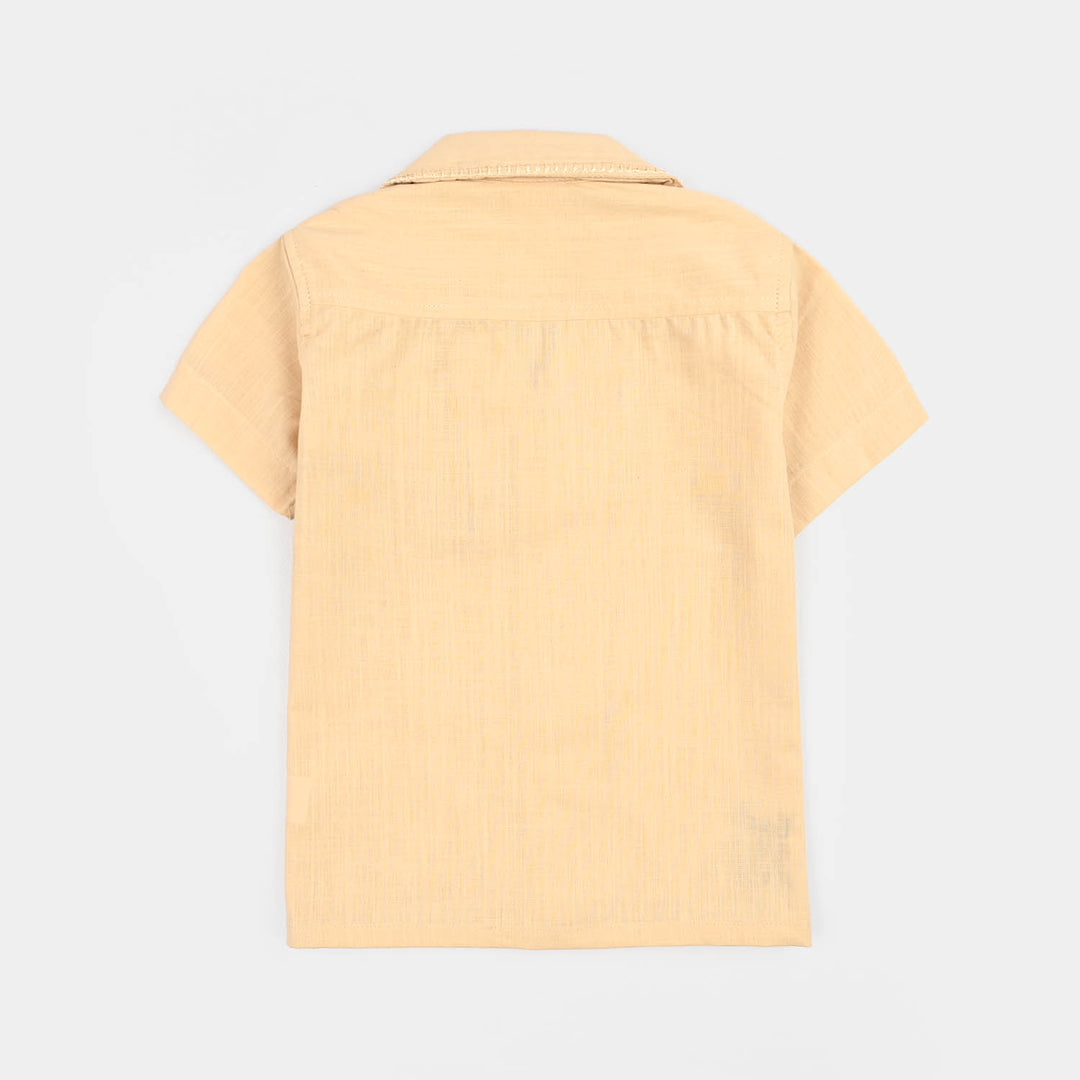 Boys Slub Jersey Casual Shirt
