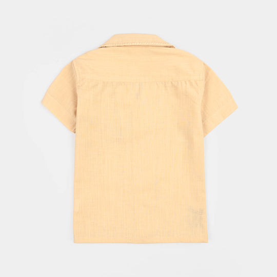 Boys Slub Jersey Casual Shirt