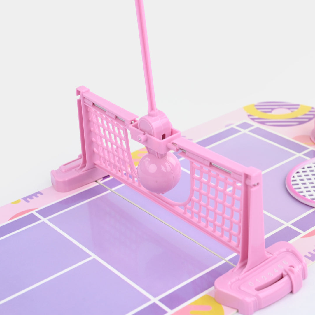 Mini Tabletop Badminton Battle Game Set for Kids