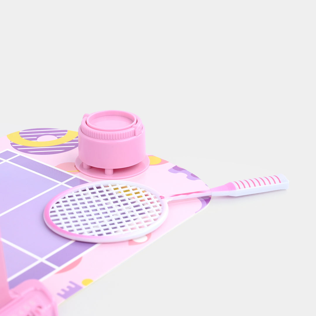 Mini Tabletop Badminton Battle Game Set for Kids