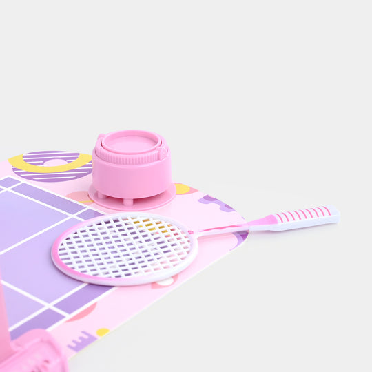 Mini Tabletop Badminton Battle Game Set for Kids