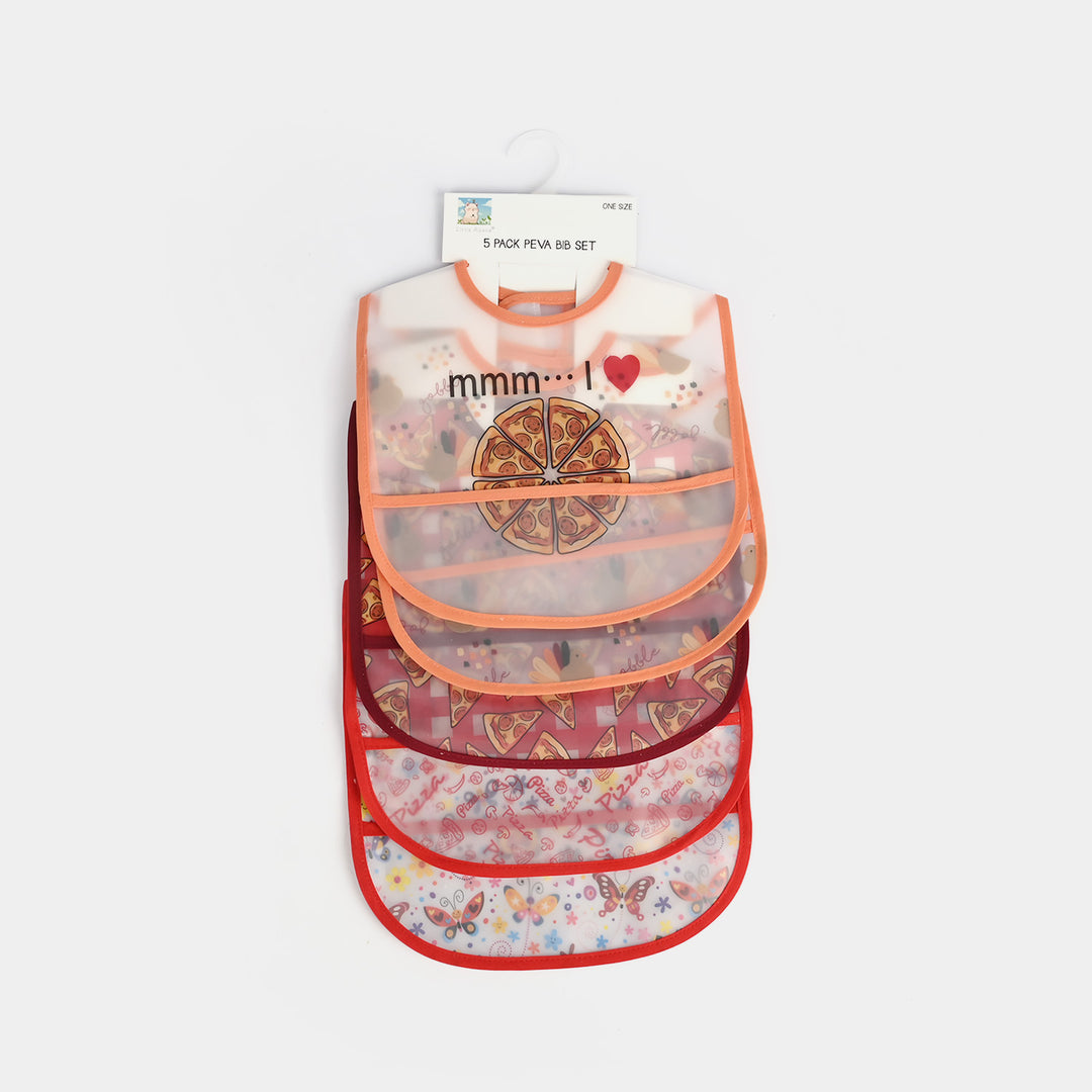 Infant Baby Bib/Apron Pack Of 5 | 3M+