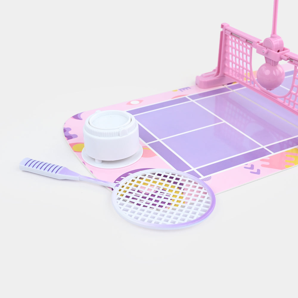 Mini Tabletop Badminton Battle Game Set for Kids