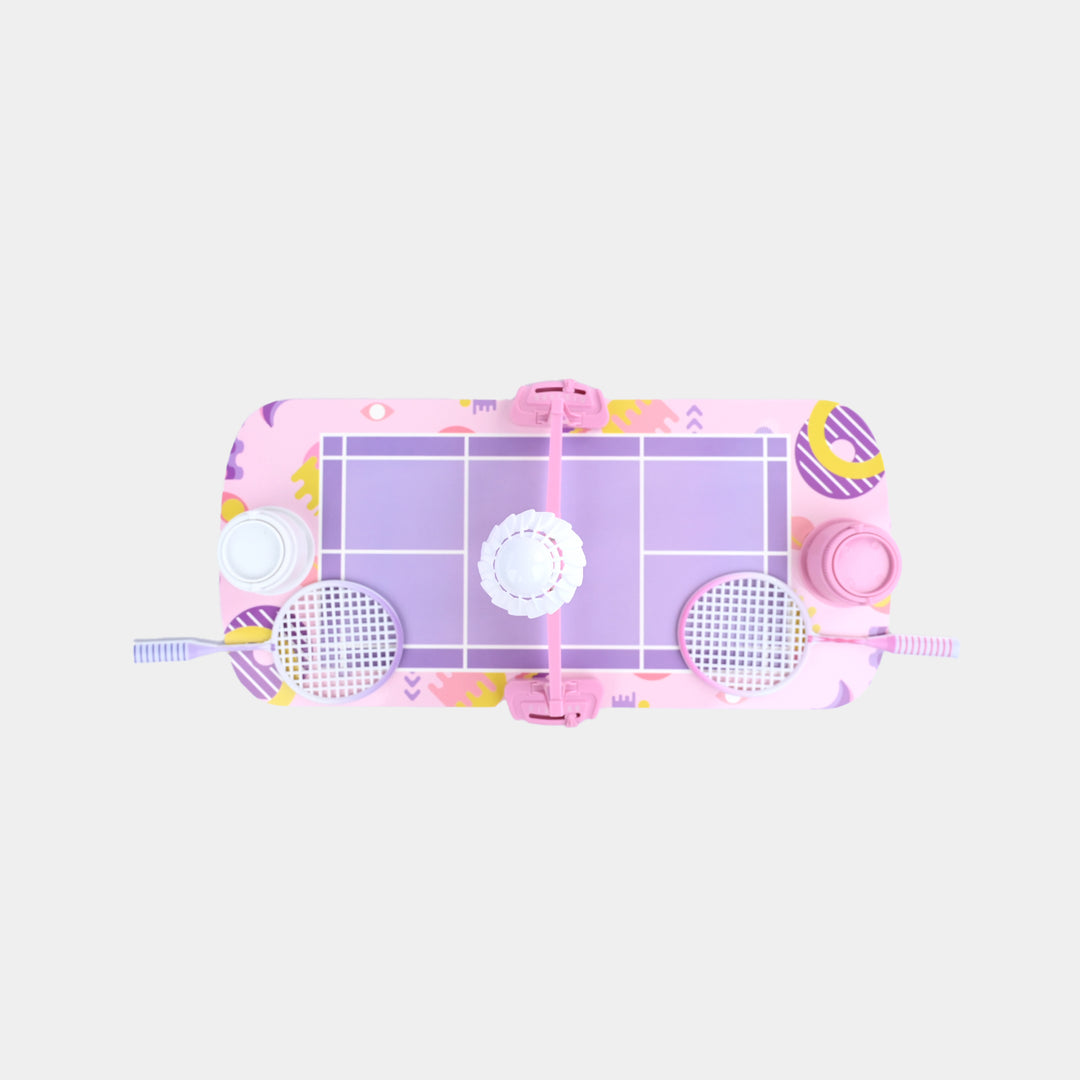 Mini Tabletop Badminton Battle Game Set for Kids