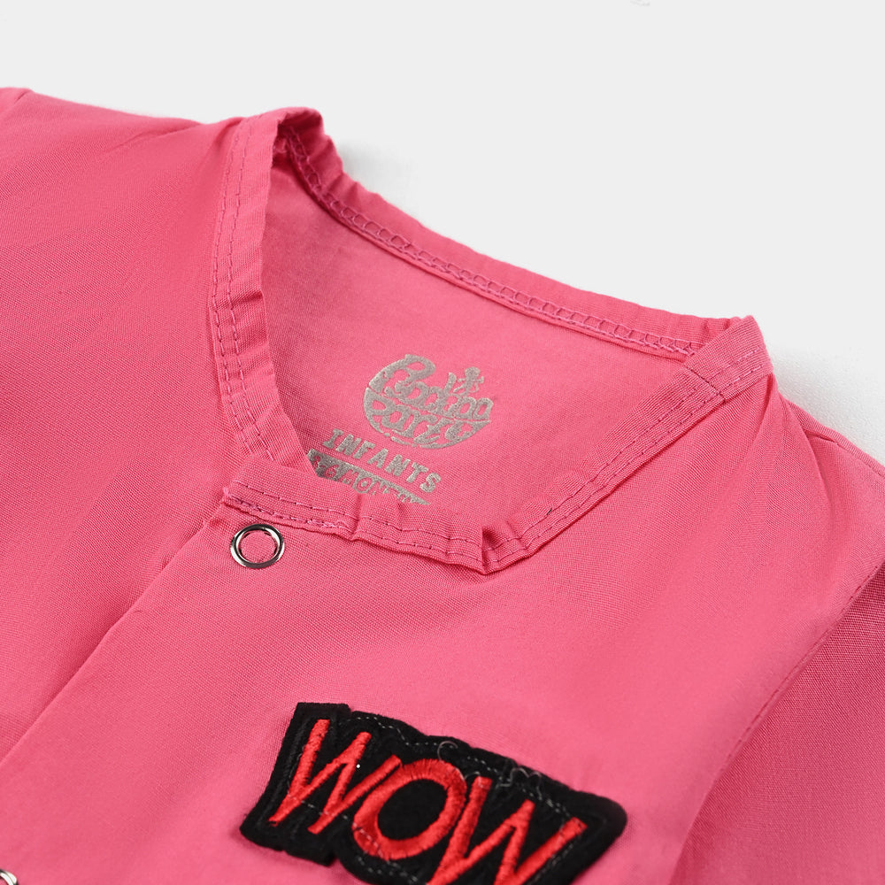 Infant Unisex Vest Hot Pink