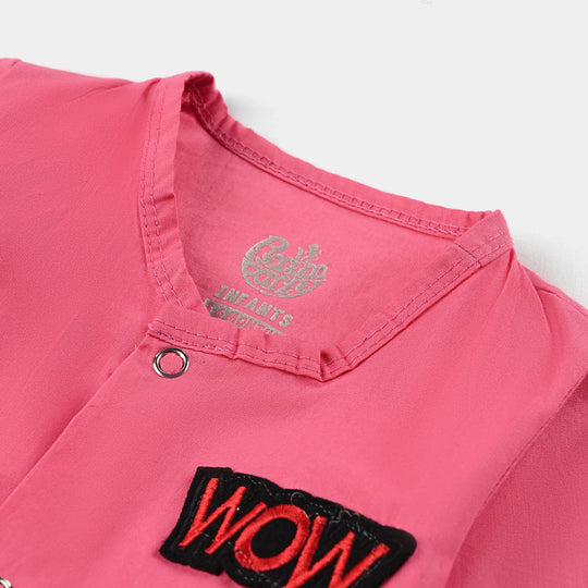 Infant Unisex Vest Hot Pink