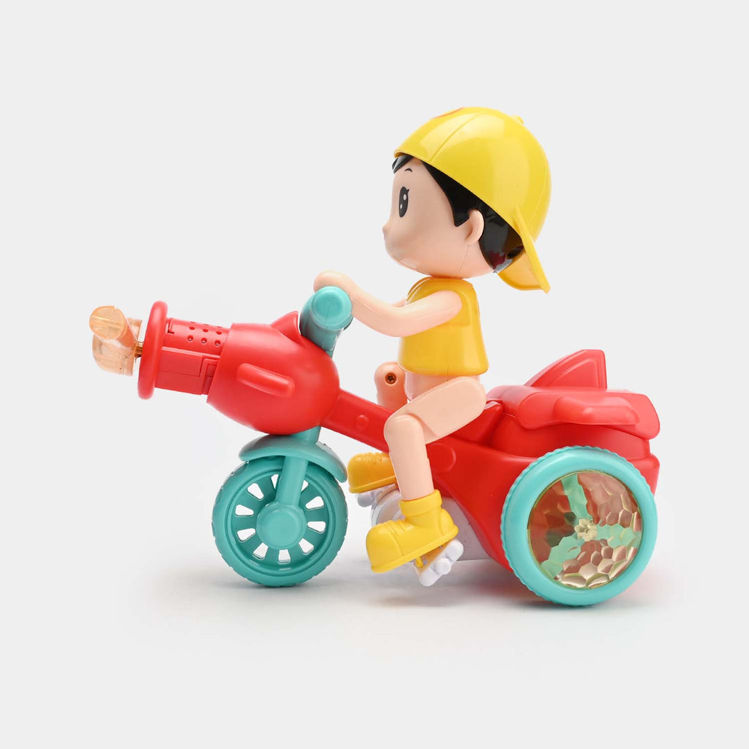 Cool Tricycle Kid Toy with LED Lights & Music