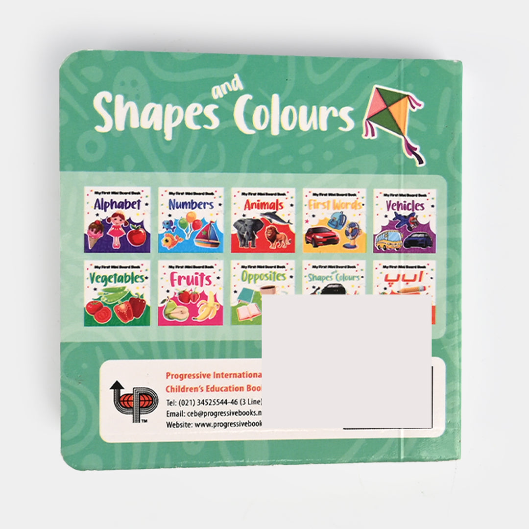 Educational Mini Board Colour & Shapes Book