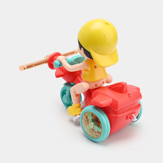 Cool Tricycle Kid Toy with LED Lights & Music