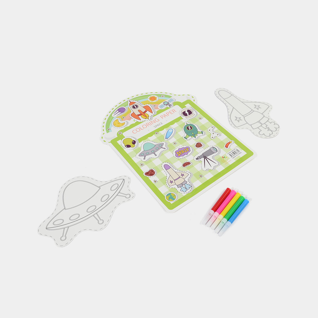 Coloring Card Set